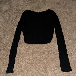 Black Crop Top